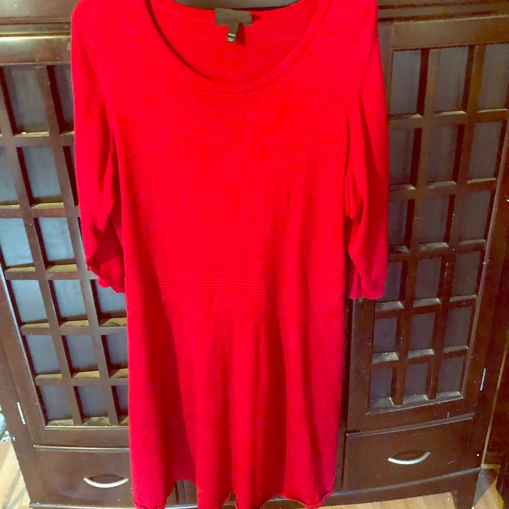 LANE BRYANT MAKE A OFFER Ruby Red Dress